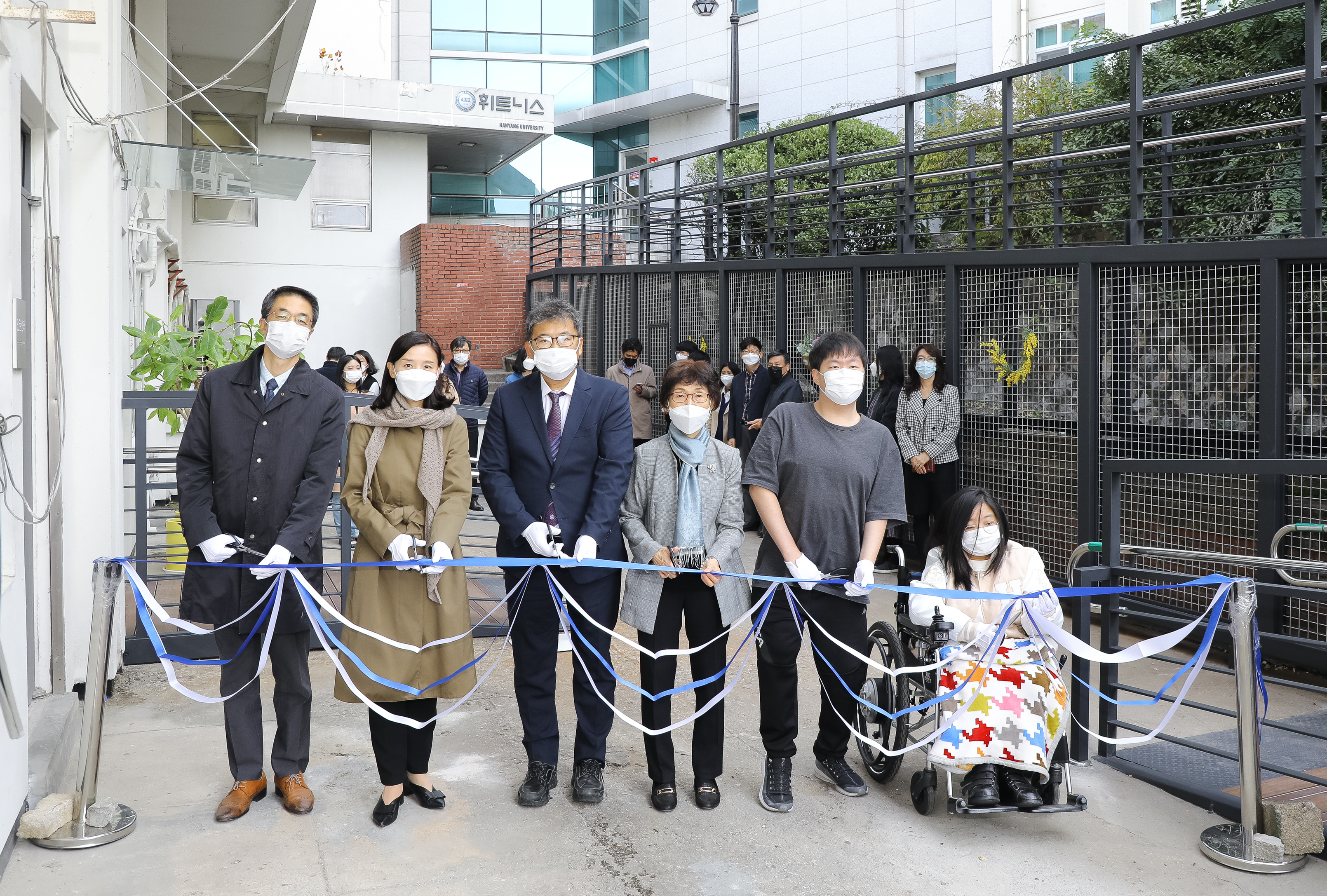 10/30(금) 10:50 학생회관 3층 진입 경사로 완공 기념행사 결과